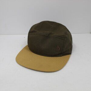 Olive and Tan Men's Cap